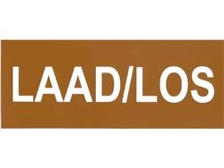 Leidingsticker Laad/Los 200 x 80 mm